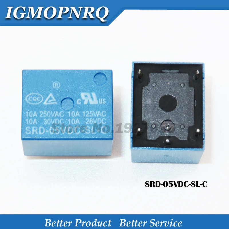 5PCS High Quality Relay SRD-05VDC-SL-C SRD-05VDC-SL SRD-05V SRD-05VDC relays 5PINS 5V DC