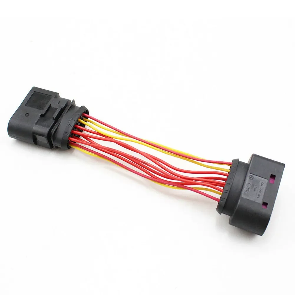 Car Xenon Headlight 10 To 14Pin Plug Connector Adapter Headlight Wire Harness Connector 1J0973737 1J0973835 For Golf MK6
