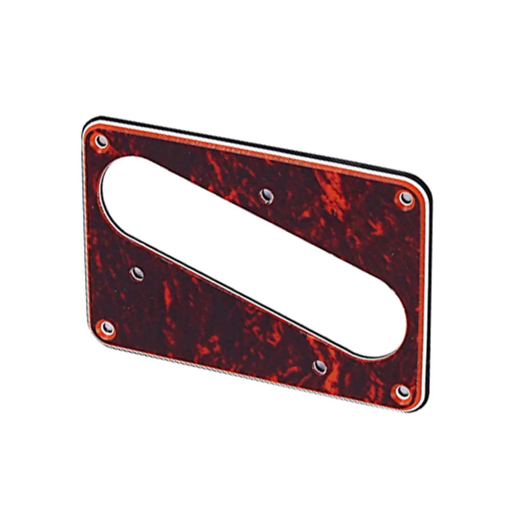 

Single Layer Guitar Pickup Cover Flat Base Humbucker Frame Dark Red Mounting Ring Suitable for Bridge Pickup Replacement