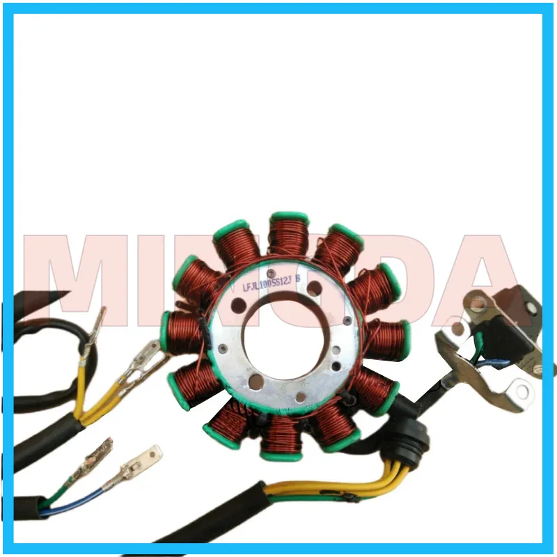 Offset Three-hole Magneto Stator Coil Level 12 for Lifan Lf125-9a/9s/125/150-10b/10snbs Water-cooled