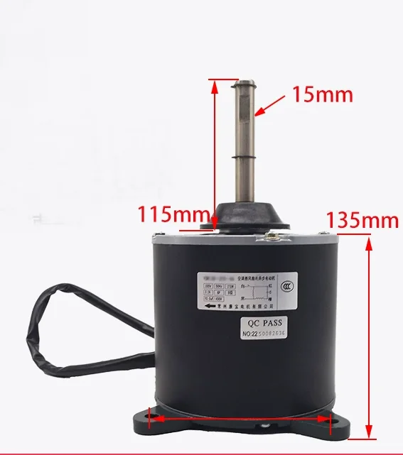 

New air conditioning motor STF-200-350B CCW6841CTS fan YDK145/60-6B motor SJ155A