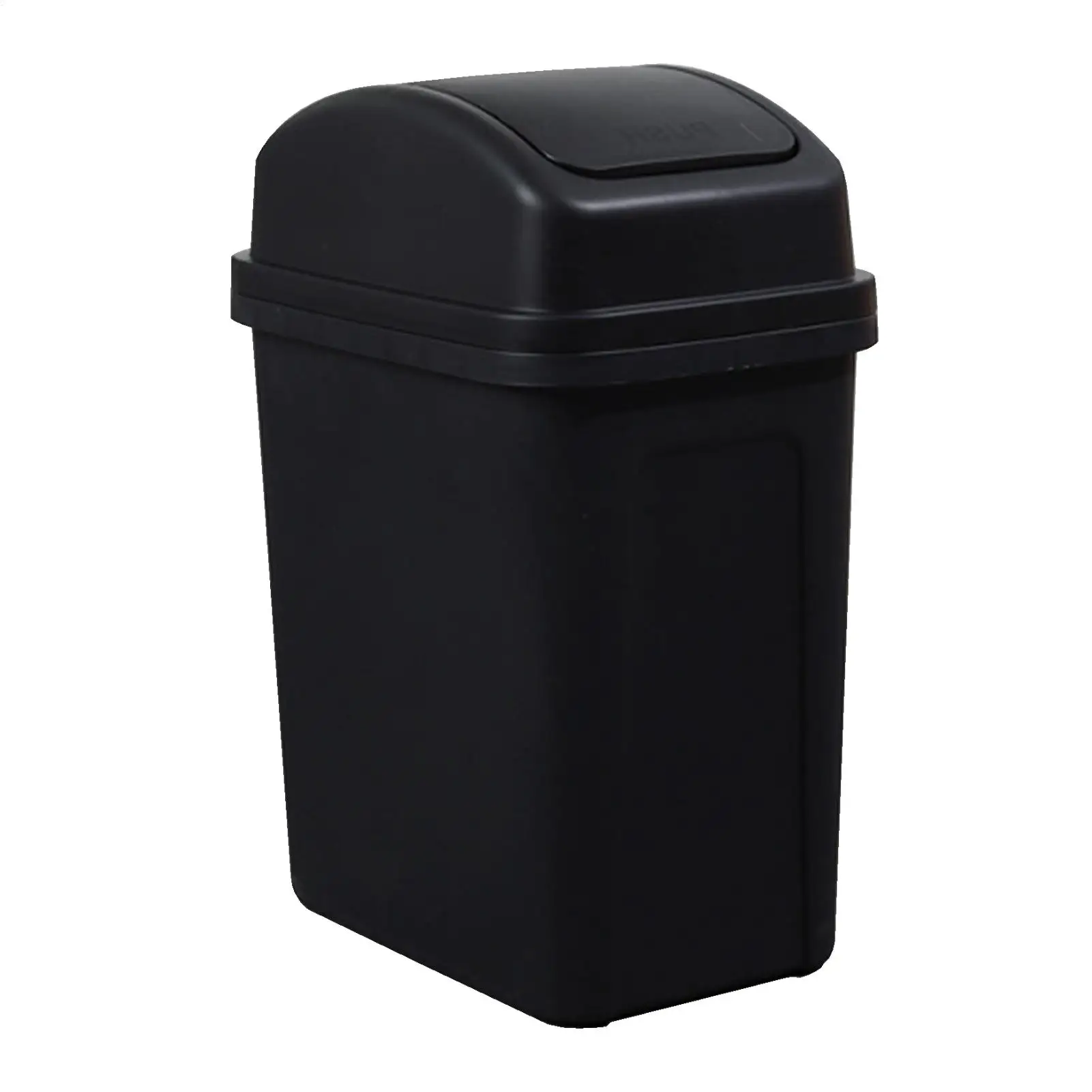 Cubo de basura para encimera con tapa basculante, cesto de basura para el hogar, sala de estar y cocina