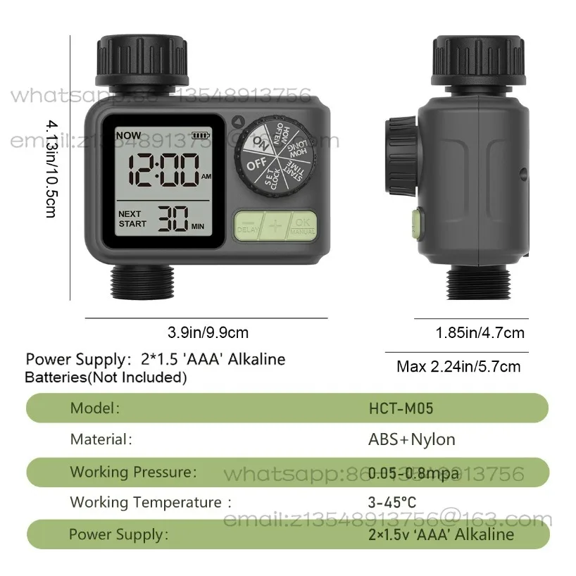 HCT-M05 Automatic flower watering device Mini intelligent controller Garden lawn timed irrigation device