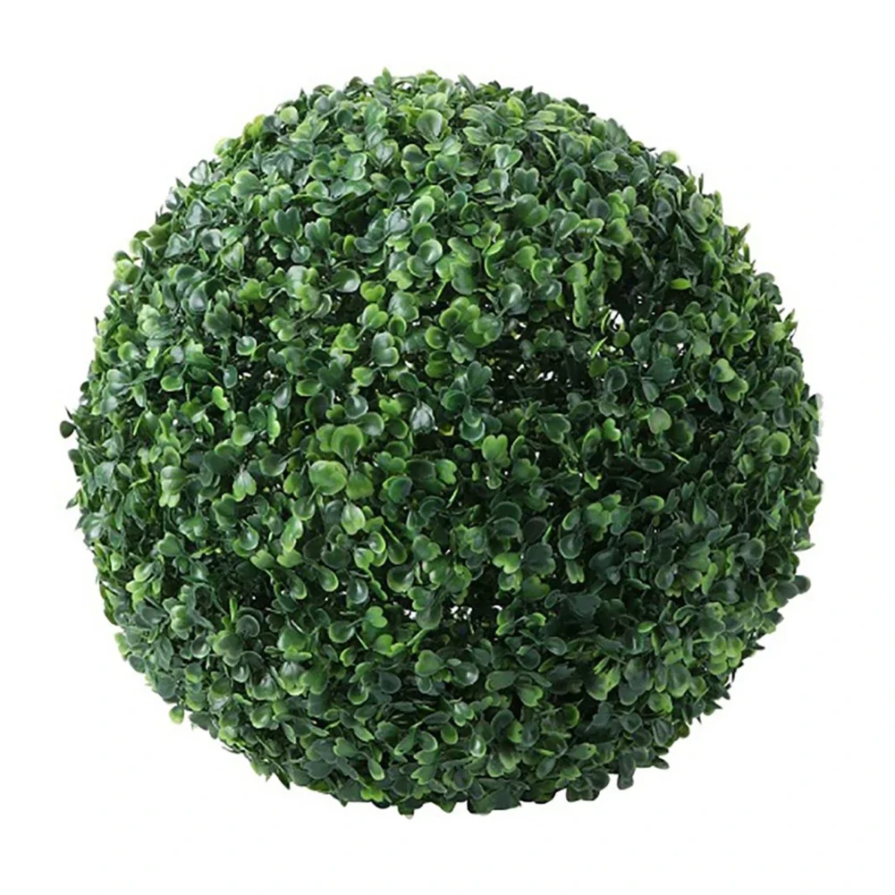 Pianta artificiale bosso Topiary BallFaux Plants palline di erba Decorative protezione UV per la decorazione di nozze del balcone del giardino del Patio di casa