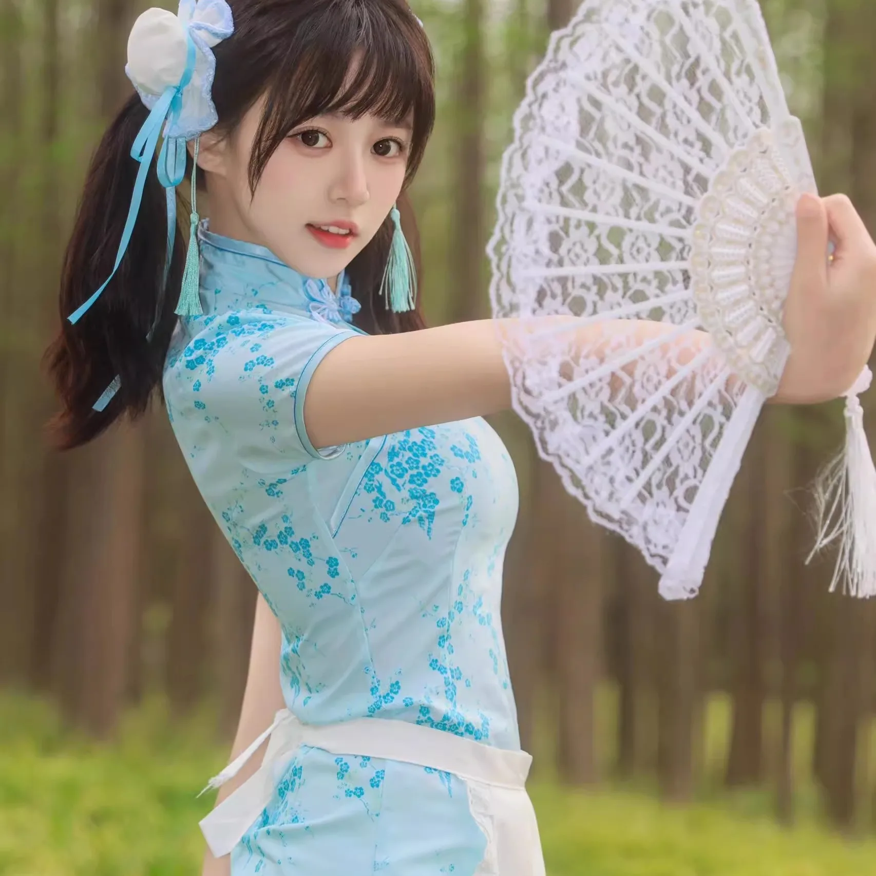Novo chinês sle dr loween cisas cosplay orm macio menina empregada saia ort uso diário