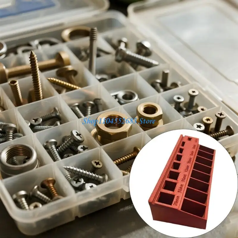 Y6GD Multiple Layer Screw Planner Storage Container With Labeling Divisions For Set Accessories