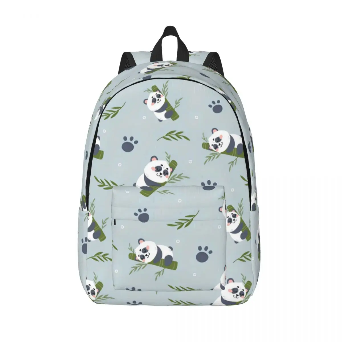 Panda Paw Pattern Animal Teenage Backpack Gift Student Work Daypack for Men Women Laptop Computer Canvas Bags