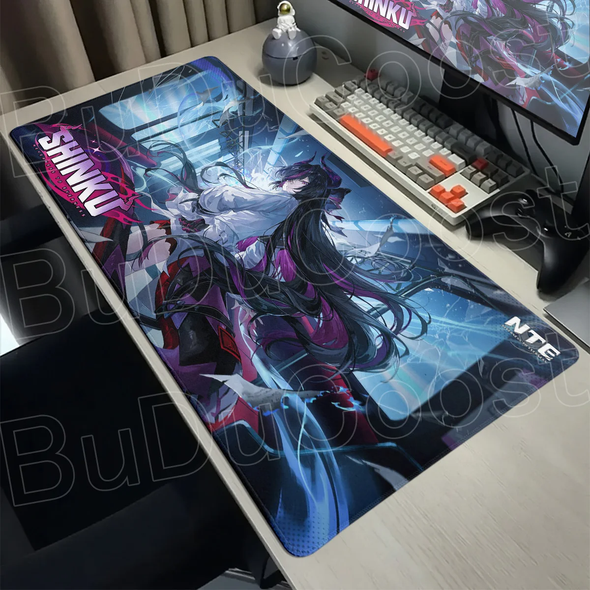 Gaming Neverness to Everness Shinku 30x80cm Mousepad Home Bedroom Decoration Carpet XL Cute Gamer Speed Keyboard Anime Mause Mat