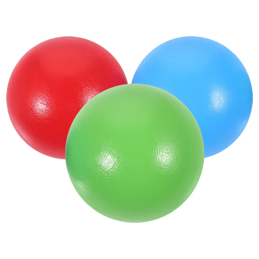 

3Pcs Wooden Croquet Ball Set for Kids Smooth Finish Lawn Game Balls Outdoor Backyard Recreation Lawn Game Backyard Croquet Balls