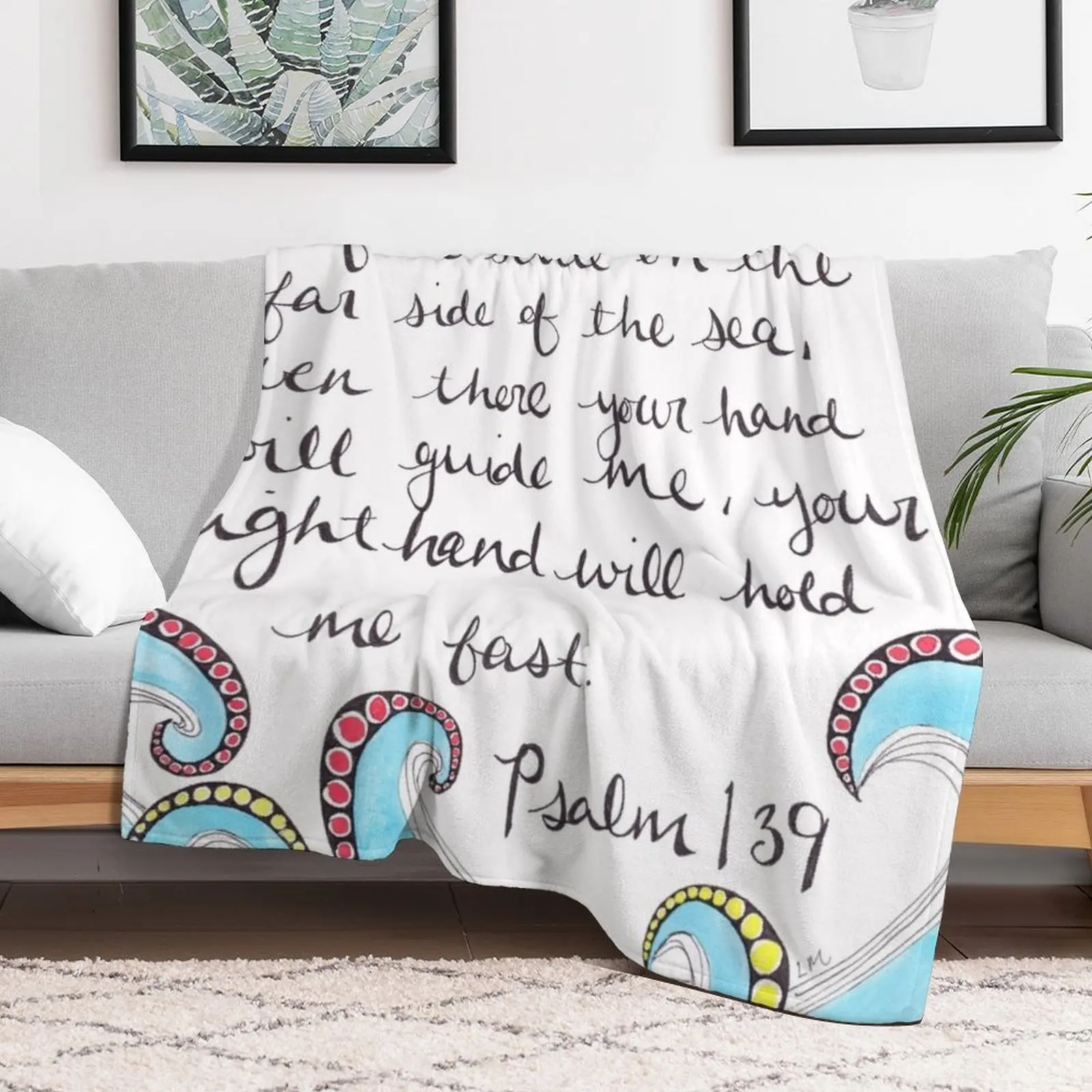 Psalm 139 Throw Blanket