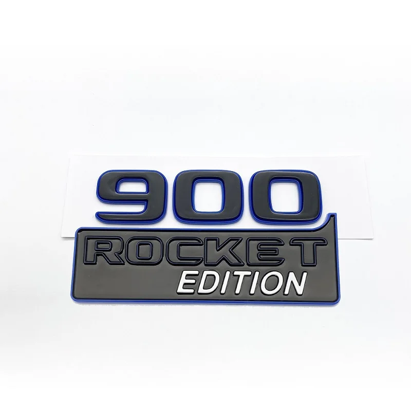 New Color Blocking Color Block 900 800 700 ROCKET EDITION Nameplate Badge Emblem For BRABUS Car Badge Styling Trunk Logo Sticker