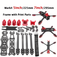Mark4 5inch/225mm 7inch/295mm with 5mm Arm Quadcopter Frame 3K Carbon Fiber 5\