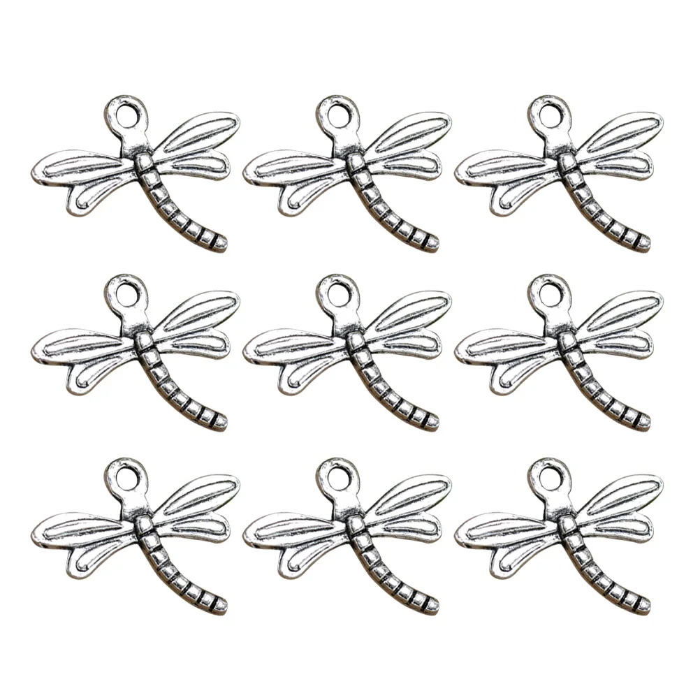 

20 Pcs Alloy Dragonfly Pendant DIY Jewelry Making Charms Craft Supplies Accessories Gifts Christmas Decorations