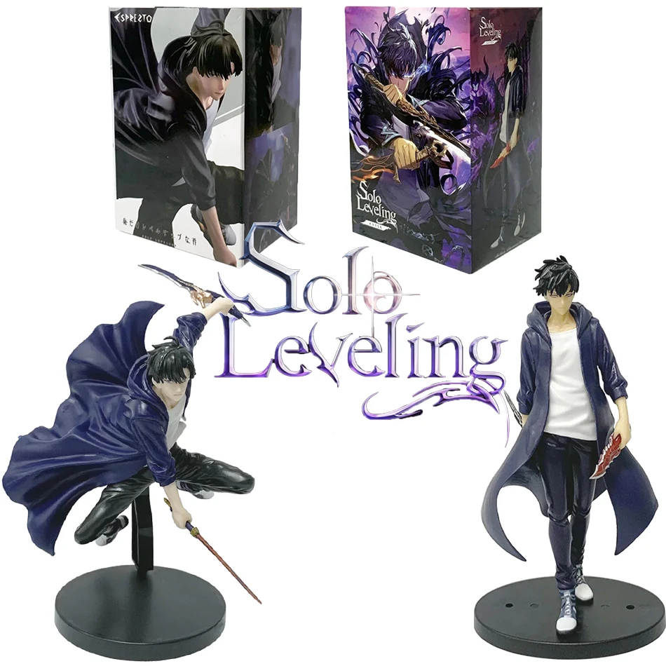 

Solo Leveling Sung Jin woo Anime Figure Ore dake Level Up na Ken Shun Mizushino Anime Figures Collectible Model Doll Toys Gifts