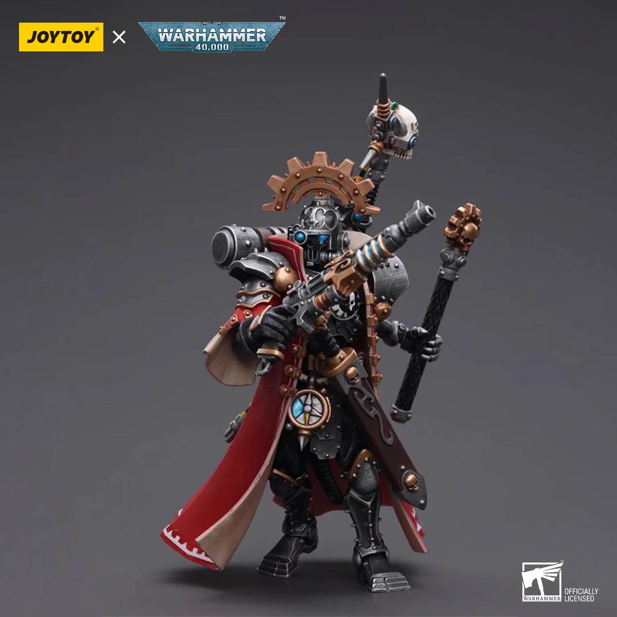 JOYTOY Warhammer 40K Action Figure 1/18 Adeptus Mechanicus Figurine Skitarii Marshal  Joints Movable Figure Collection Model Toy