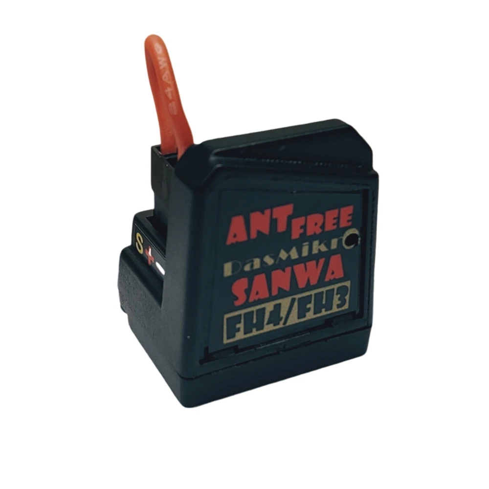 DasMikro SANWA FH-4 FH-3 ANTENNA-FREE 4CH RECEIVER V2 FOR M11 M12 M17 MT44 DSK-482