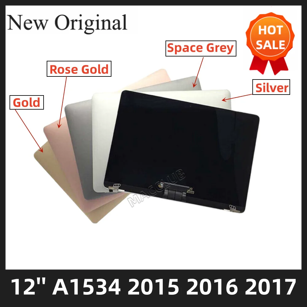 A1534 Display for Macbook Retina 12'' A1534 2015 2016 2017 EMC 2746 2991 3099 LCD LED Display Full Assembly