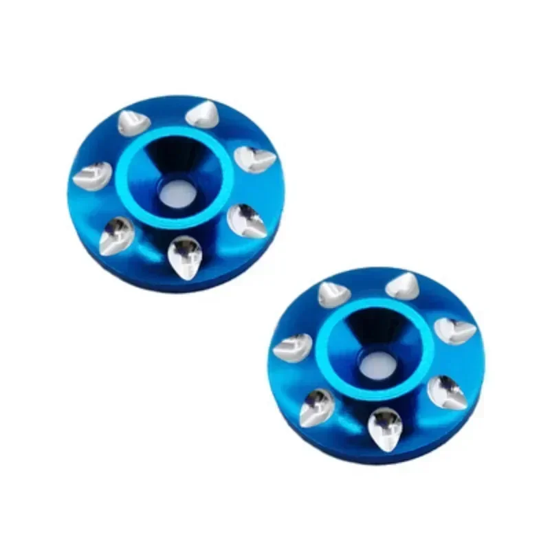 

CatRC CatRC 2pcs Metal Wing Mounting Tail Washer M3 Screw Gasket For 1/10 1/8 RC Car Off Road Buggy Short Course Truck