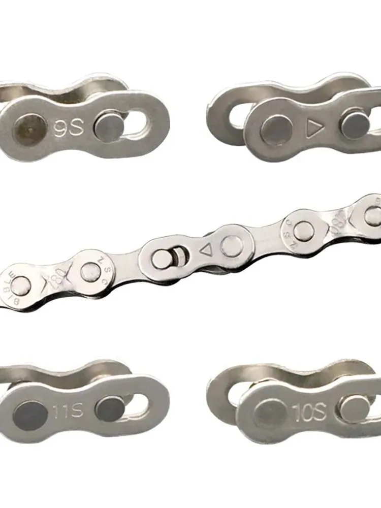 AliExpress 5Pairs 6/7/8/9/10/11/12 Speed Metal Bicycle Chain Link Buckle Connector Joints Quick Unbuckle Mountain Road Bicycle Master Link