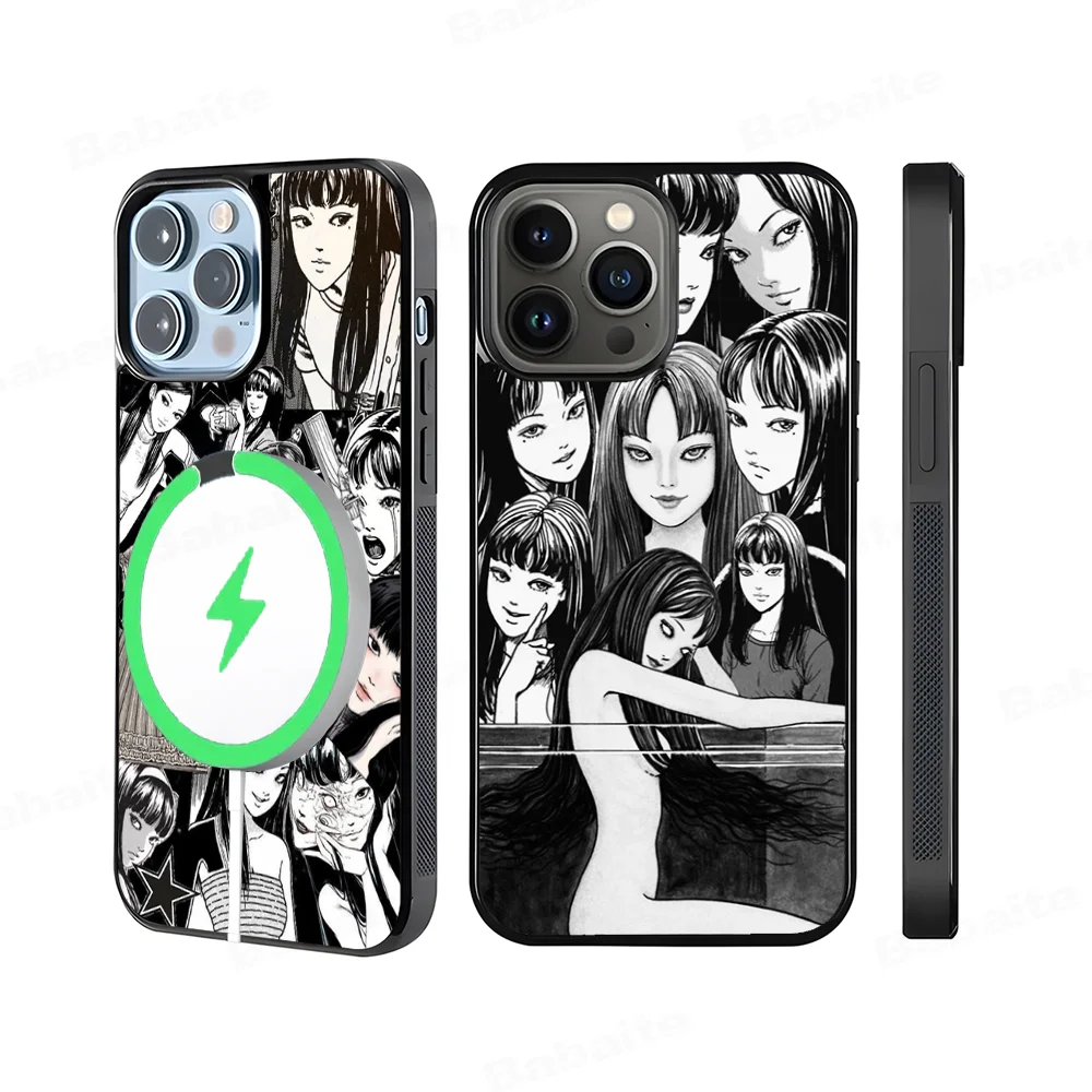 

Japan Anime Tomie Kawakami Phone Case Magnetic Case For IPhone 16 14 13 12 11 15 Pro Max Plus For Magsafe Wireless Charge Cover