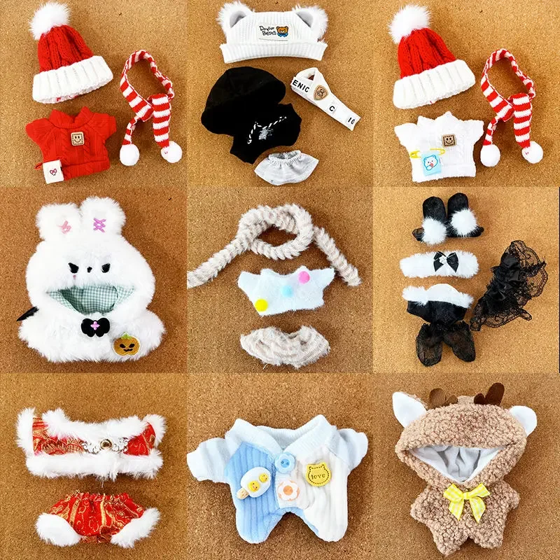 In stock 10cm baby clothes, winter sweaters, cloaks, jumpsuits, cute outfits, starfish pendants