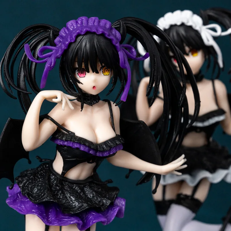 21cm Tokisaki Kurumi Action Figure Date A Live Two-Dimensional Beautiful Girl Nightmare Women'S Solid Figure Collection Ornament