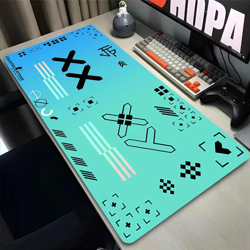 fashion Gamer brand Mouse Pad Non-Slip Gaming Accessories CSGO Computer Desk Mat Large Keyboard Pad Mousepad E-sports Desk Decor