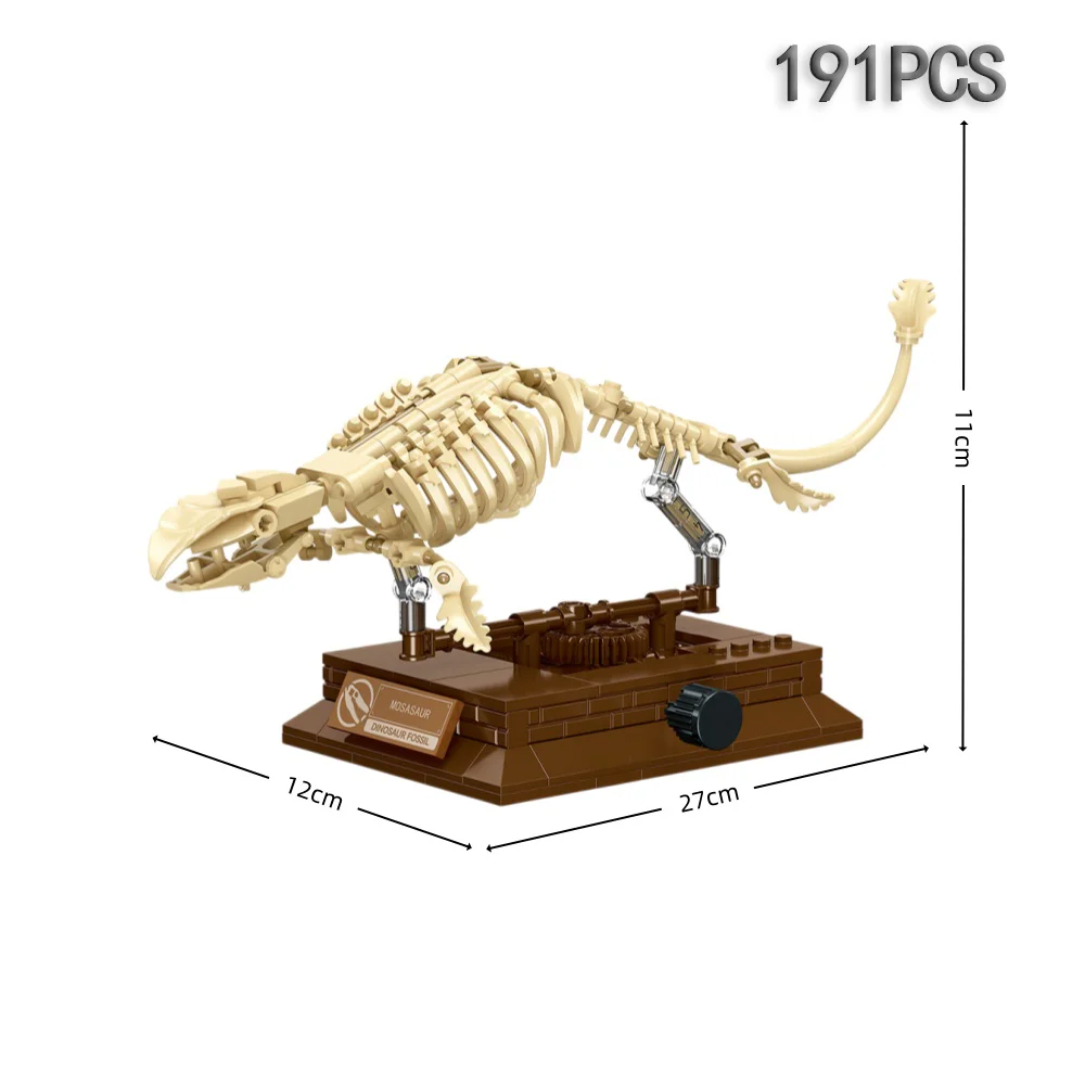 KNEW BUILT Pterosaur Dinosaur Fossil Building Block Toy-Gift voor verzamelaar, educatief STEM-speelgoed en woondecoratie, verjaardagscadeau voor jongens