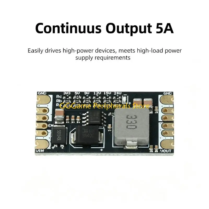 U55B Electronics Regulator Module TPS5450 5A Output DC5.5-36V to 5/12/24V Regulator and Printed Wiring Names for Service Tasks