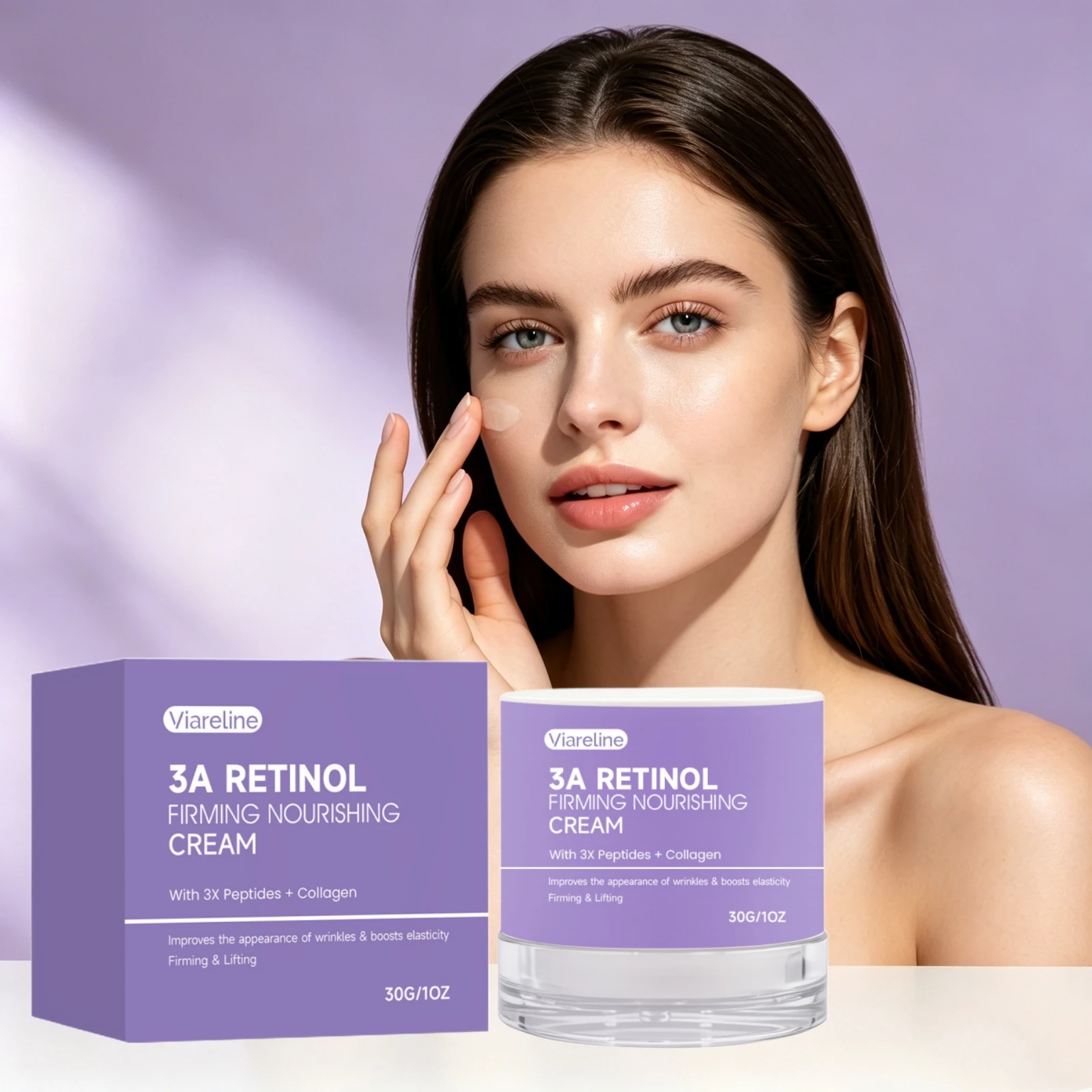 3A Retinol Anti-Wrinkle Nourishing Cream Deep Hydrating Lift Sagging Skin Fade Crow’S Feet Smoothing Firming Facial Moisturizer