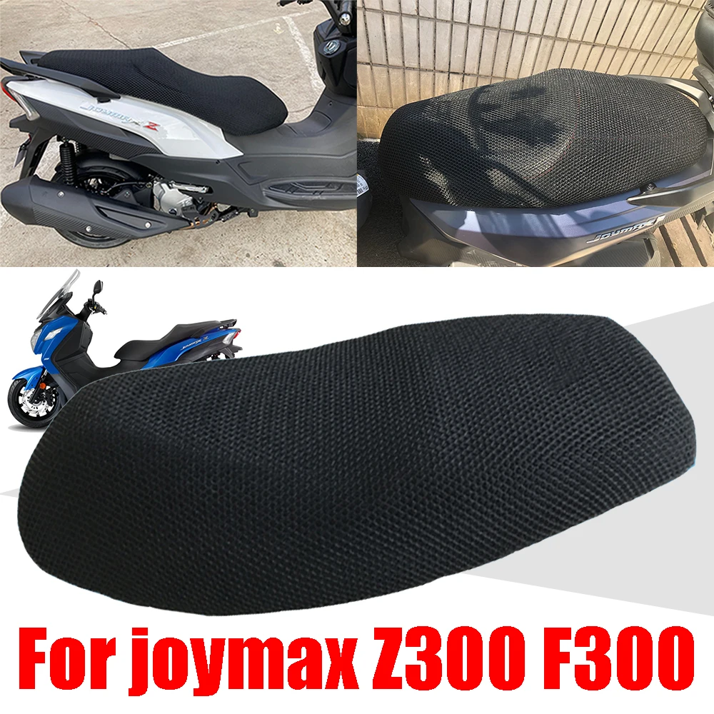 For SYM joymax Z300 Z 300 joymaxZ F300 F 300 Motorcycle Accessories Mesh Seat Cushion Cover Protector Heat Insulation Seat Cover