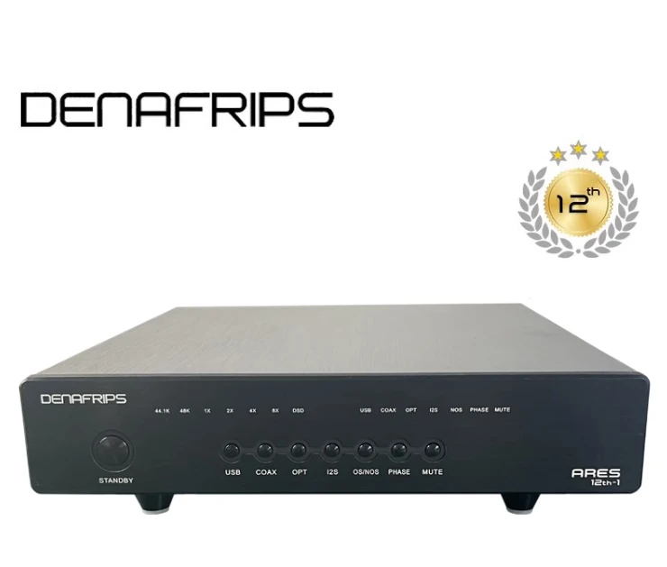 Denafrips ARES II 12th-1 Anniversary 24bit/384KHZ(USB)DSD 11.288MHZ(USB) DAC IIS i2S Input Power Supply Transformer 115/230V