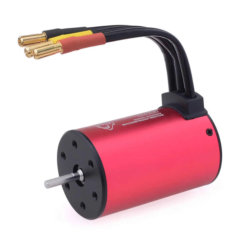 SurpassHobby KK Motor sem escova 3660 à prova d'água 3.175/5mm para 1/8 1/10 Tamiya Traxxas HSP MJX WLtoys hglrc RC Carro de caminhão off-road