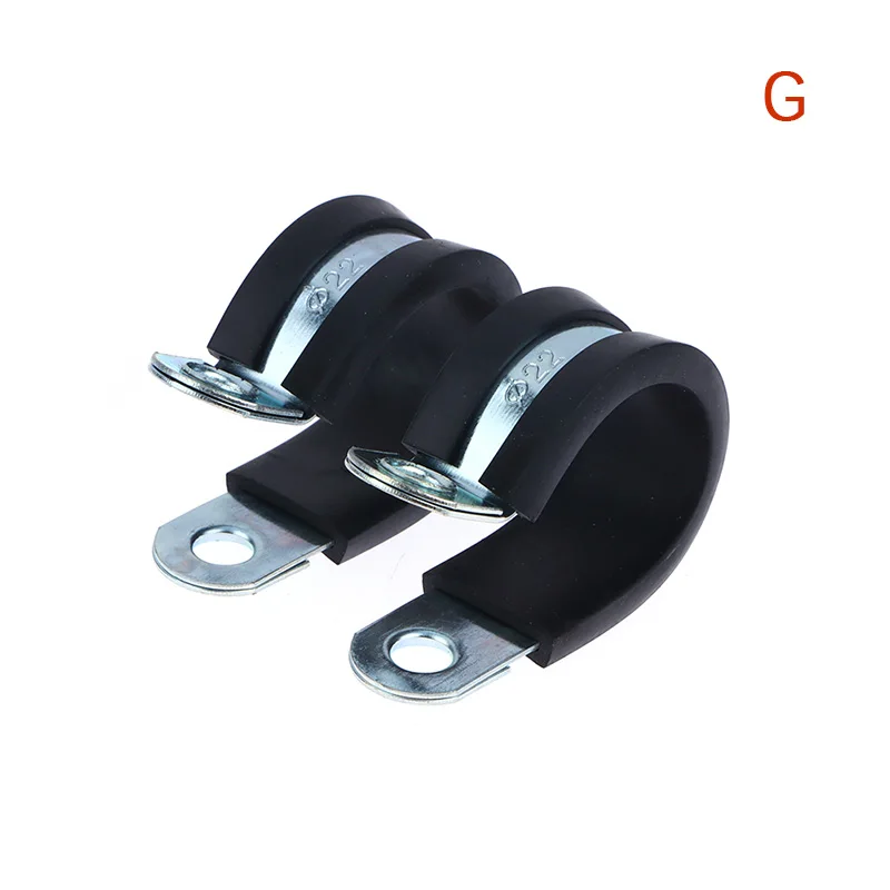 Rubber Lined P Clips – Stainless Steel & Mild Steel Cable Hose Pipe Clamps, Metric