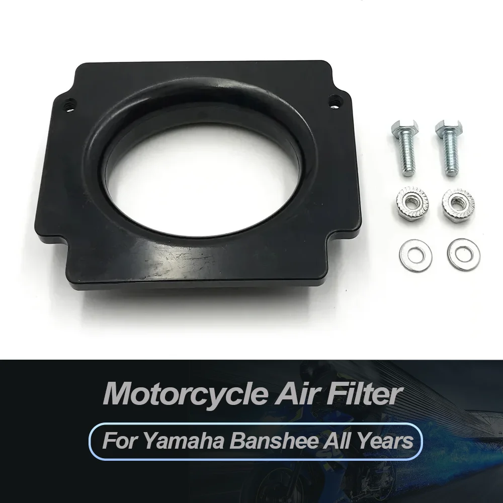 Aftermarket Motorcycle Accessories Parts ABS Plastic Air Filter Intake Adapter For Yamaha Banshee All Years
