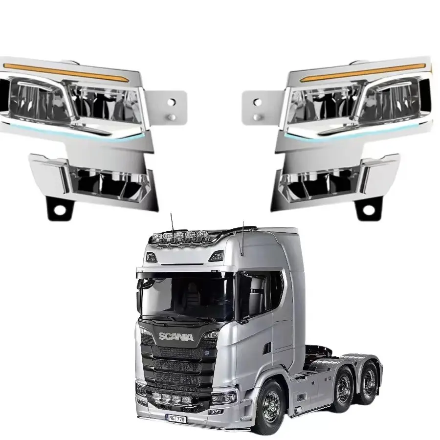 

Headlight module For 1/14 Tamiya Remote Control Truck Trailer Dump Truck Scania 770S R620 Actros 3363 Volvo MAN LESU Auto Parts