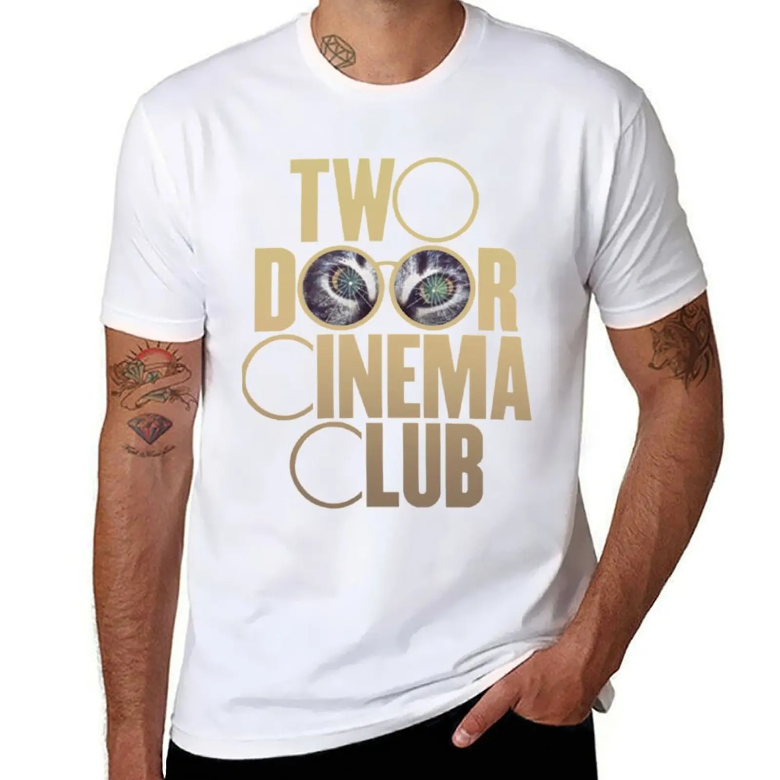

Футболка Two Door Cinema Club, мужские футболки, хлопковые футболки с рисунком для мужчин, футболка