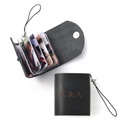 Porte-clés en cuir véritable personnalisé pour les couples, album photo personnalisé, cadeau pour petit ami, porte-clés de travail, mini porte-clés de gestion de livre