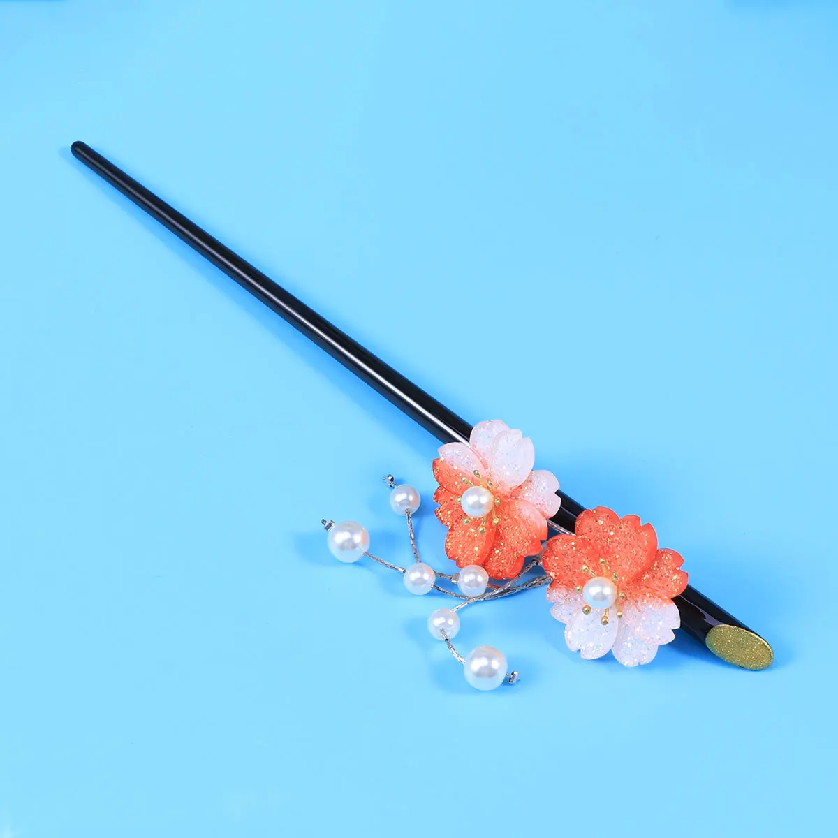 

Cherry Blossom Retro Decorative Hairpin Accessories Women Vintage Durable DIY Gift Celebrations Parties