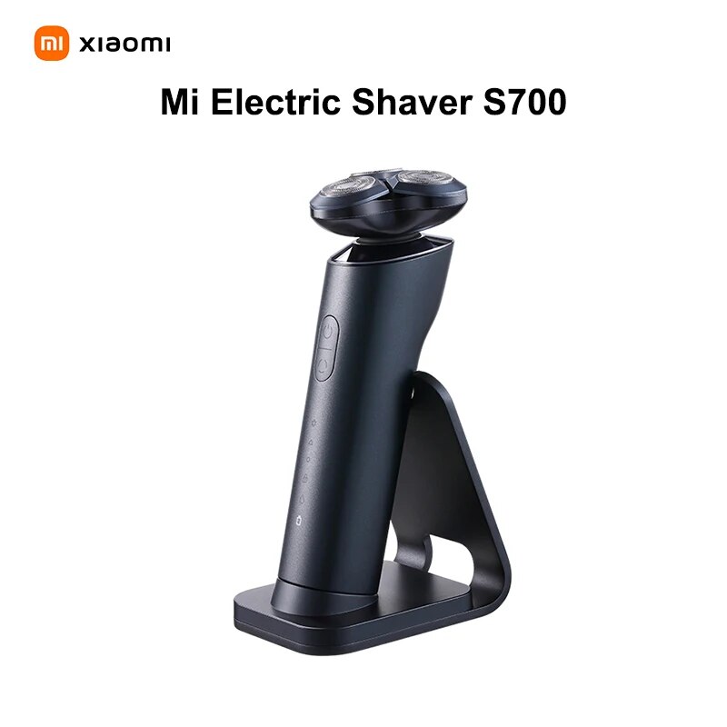  XIAOMI MIJIA Electric Shaver S700 Portable Flex Razor 3 Head Shaving IPX7 Waterproof Washable Beard Trimmer Trimer Cutter 30 Day 