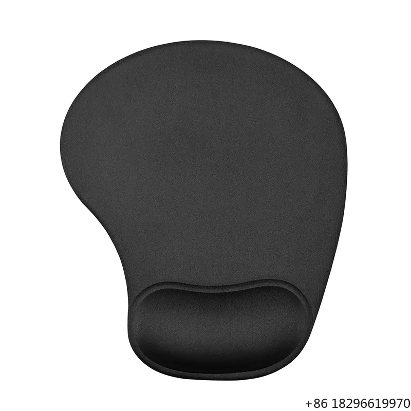 Promotional PU Non-slip Base Ergonomic Mouse Pad with Wrist Rest Printing Mousepad with Wrist Support Protect Mouse Mat