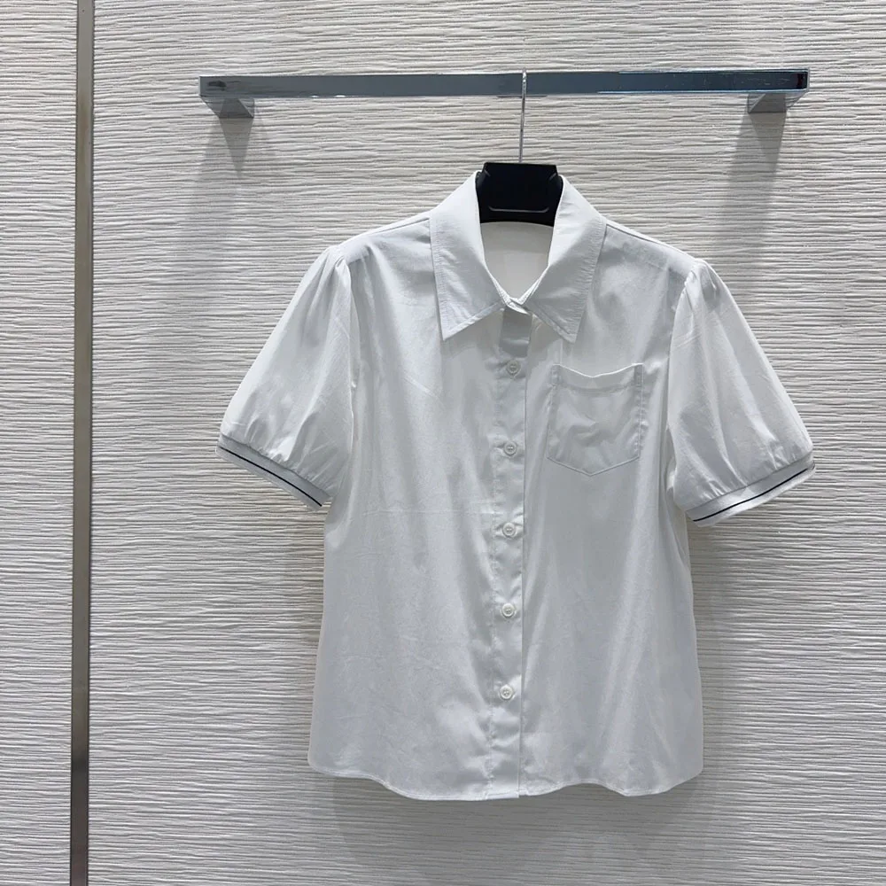 

High-quality 2026 new short-sleeved shirt, fashionable, casual and simple summer women's shirt xy2660510
