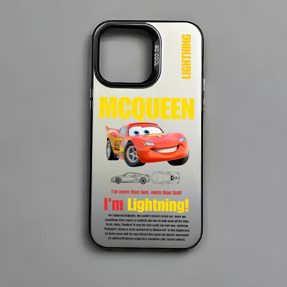 Lightning McQueen Mater Sally Phone Case For IPhone 17 Air 16 15 14 13 12 11 Pro Max Plus X XR XS Max 7 8 Plus Bumper Back Cover - náhled 4