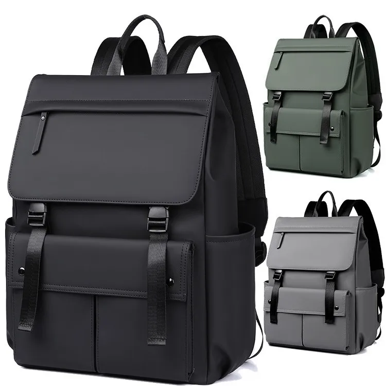 

New Business Men's Backpack, Casual and Versatile, Student Schoolbag, Multi-functional Large-capacity Waterproof Travel Backpack
