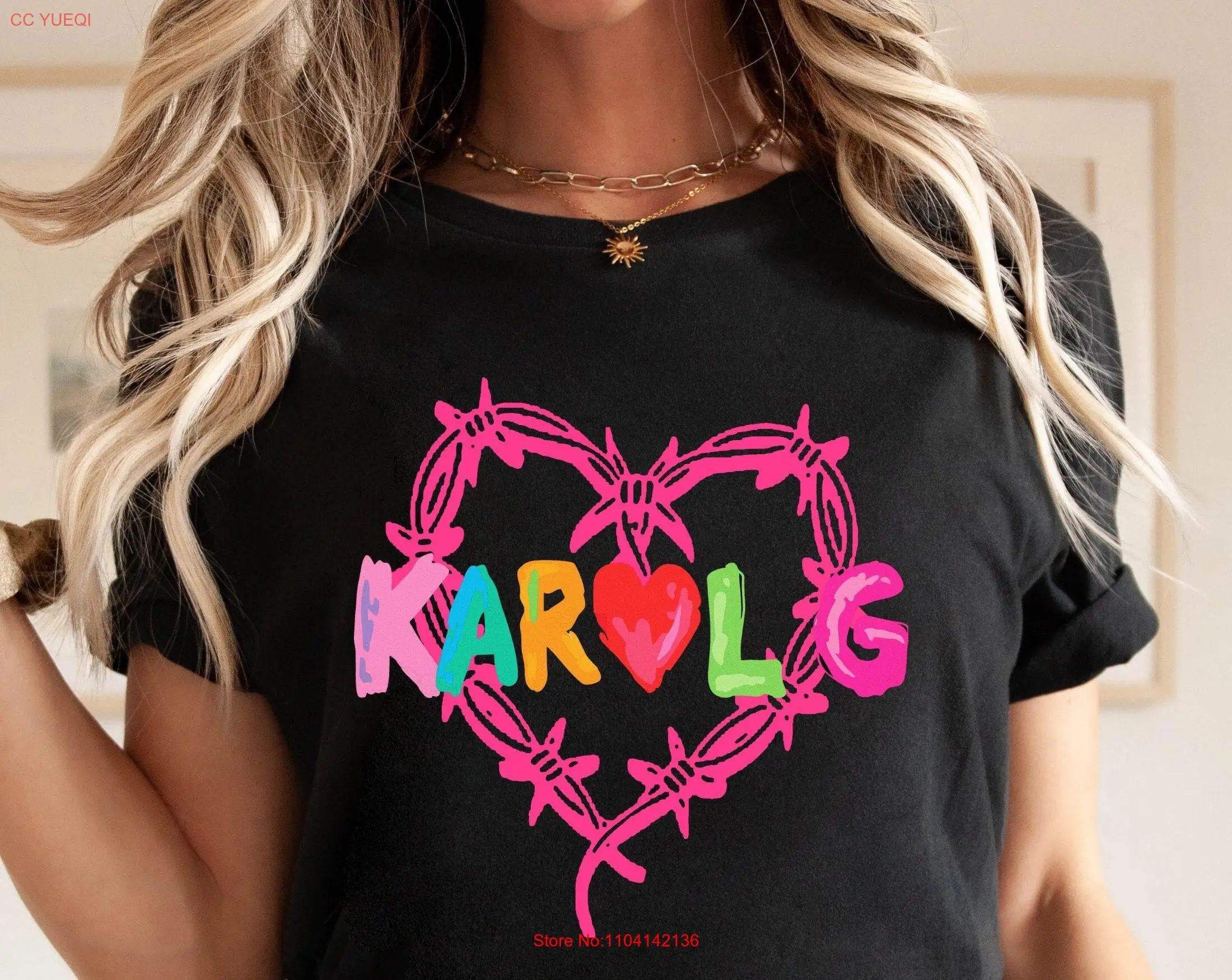 Karol G T Shirt SweaT Oversized Mañana Será Bonito Manana Sera Album Lover long or short sleeves