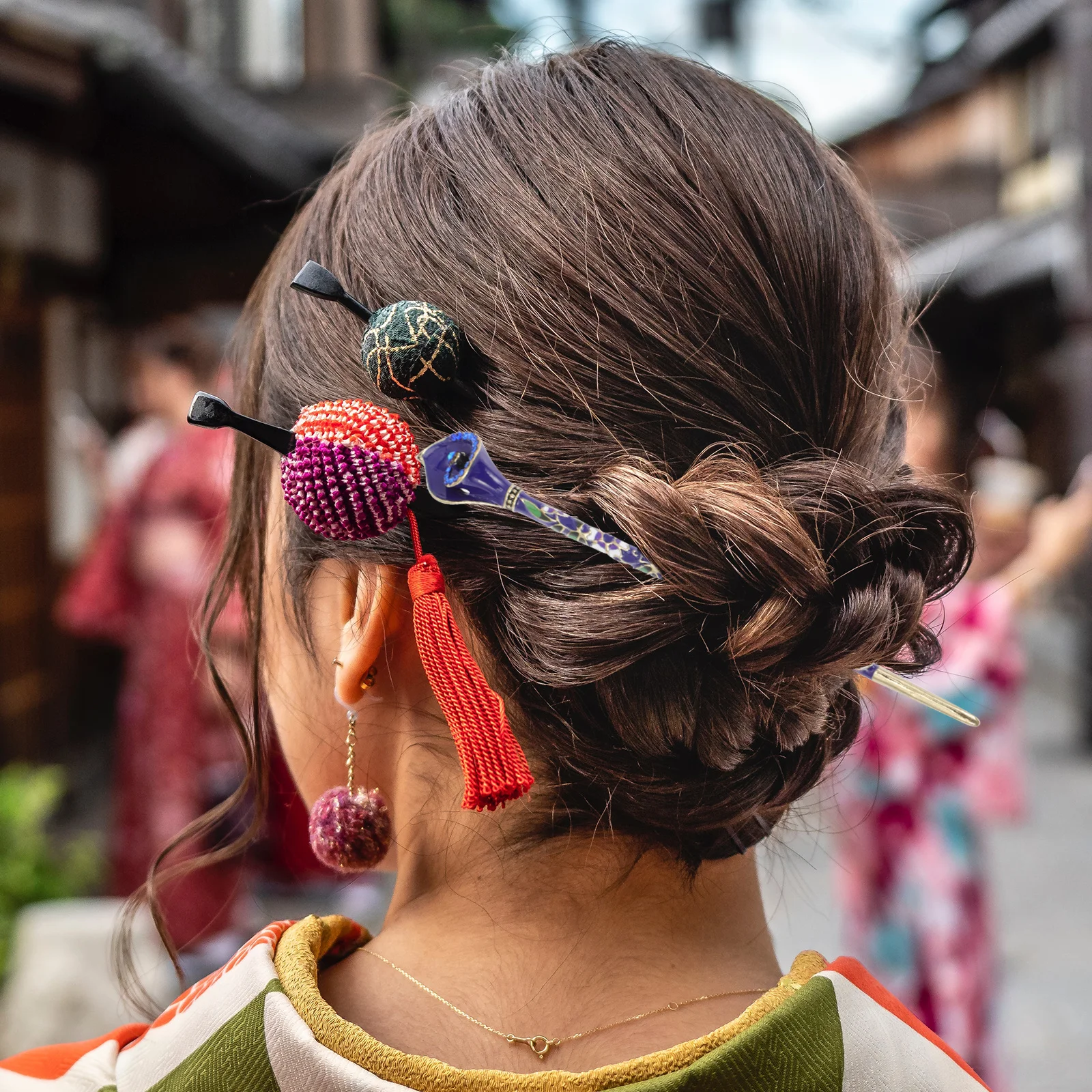 

Chinese Hairpin Bun Holder Alloy Retro Hair Stick For Women Long Hair Decoration Accessories Hairstyle Tool