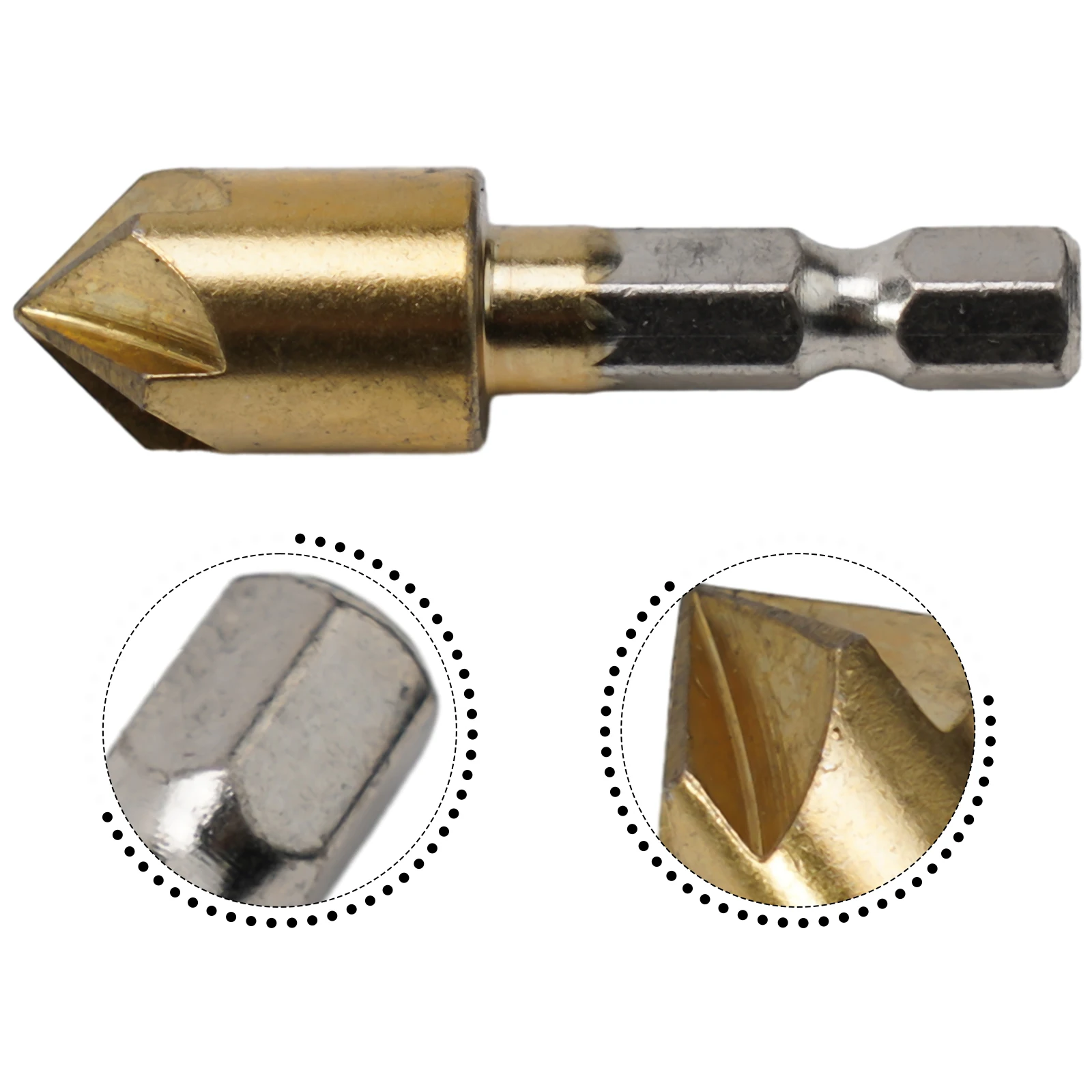 Countersink==Drill Bit Chamfering==Tool==Countersink==Drill Bit==Woodworking Hole Opener Countersink Drill For Wood Soft Metal