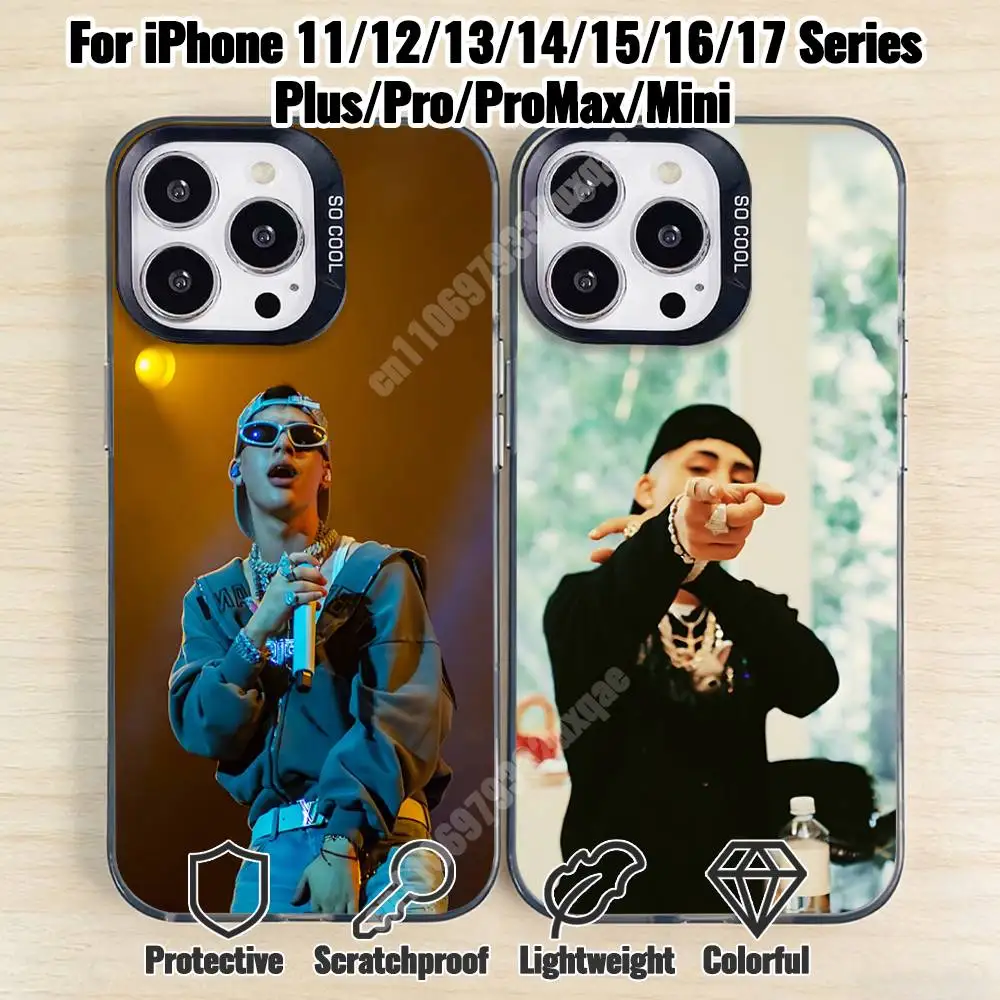 

C-Cris MJ Las Filtradas Phone Case for iPhone 17 16 15 14 13 12 11 Pro Plus Max Mini X XS Silicone Hard Cover