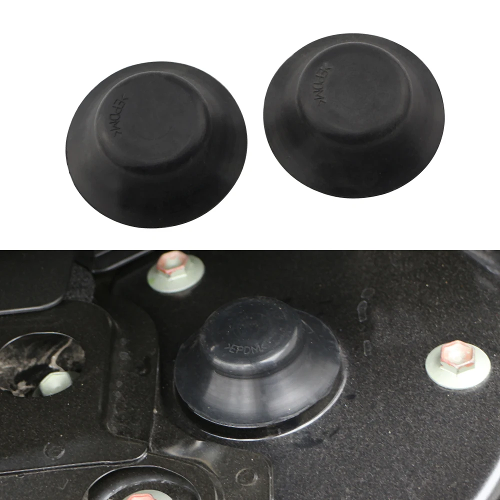 2Pcs Car Shock Absorber Screw Rubber Cap for Mitsubishi ASX Pajero Galant Lancer Montero Outlander Zinger Interior Accessories