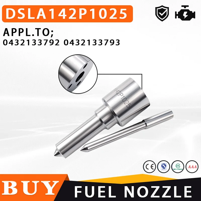 DSLA142P1025 Diesel Engine Fuel Spray Nozzle Precision Fuel Nozzle For Engine Fuel Injection System Component Replacement LJ1242